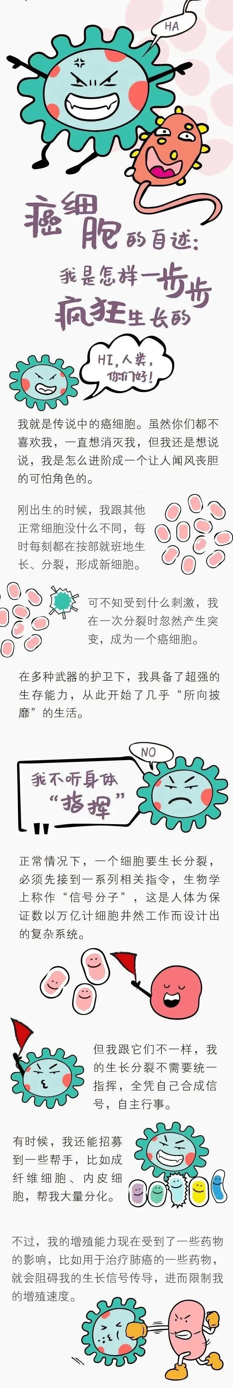 【漫画】癌细胞的自述：我是怎样一步步疯狂生长的！