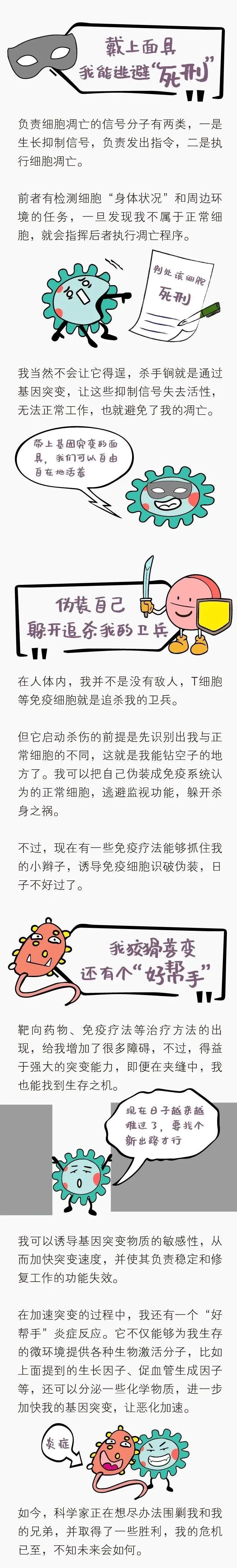 【漫画】癌细胞的自述：我是怎样一步步疯狂生长的！