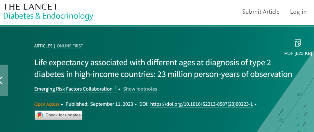 柳叶刀揭示：确诊II型糖尿病的年龄越早，预期寿命越短！干细胞疗法有望从根源逆转！